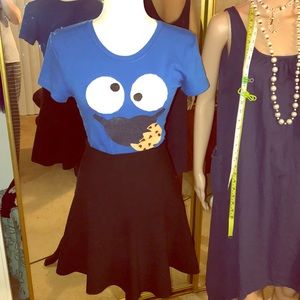 2 Cookie Monster Halloween Costumes Unfinished.